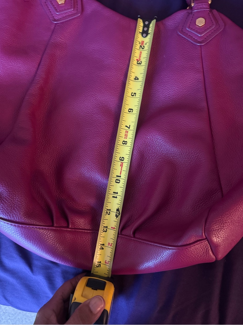Marc By Marc Jacobs vibrant magenta Pebbled Leather Satchel - Picture 13 of 14